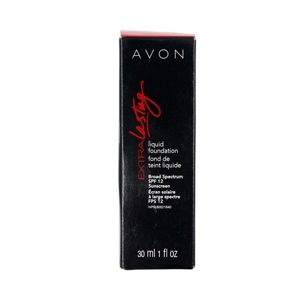 Avon - Extra Lasting Liquid Foundation SPF 12 - Nude - 30 ml‎ / 1 oz - NOS